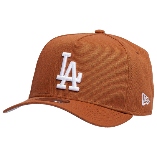 New Era Los Angeles Dodgers 9FORTY A-Frame Cap Earthy Brown/White