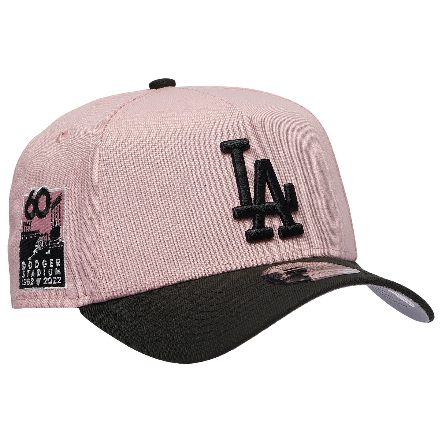 New Era Los Angeles Dodgers 9FORTY A-Frame Cap Pink Rouge/Black