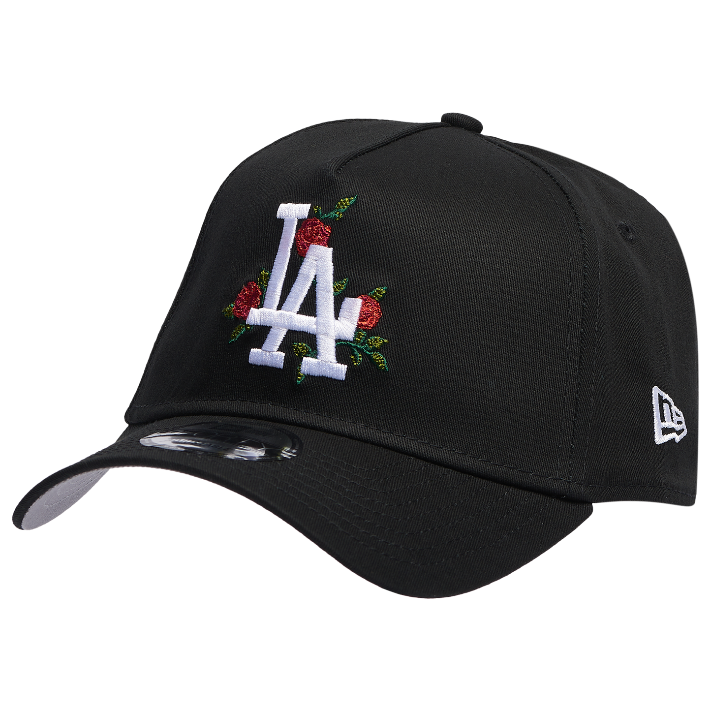 New Era Dodgers 940 A Frame Rose Cap Black/Multi