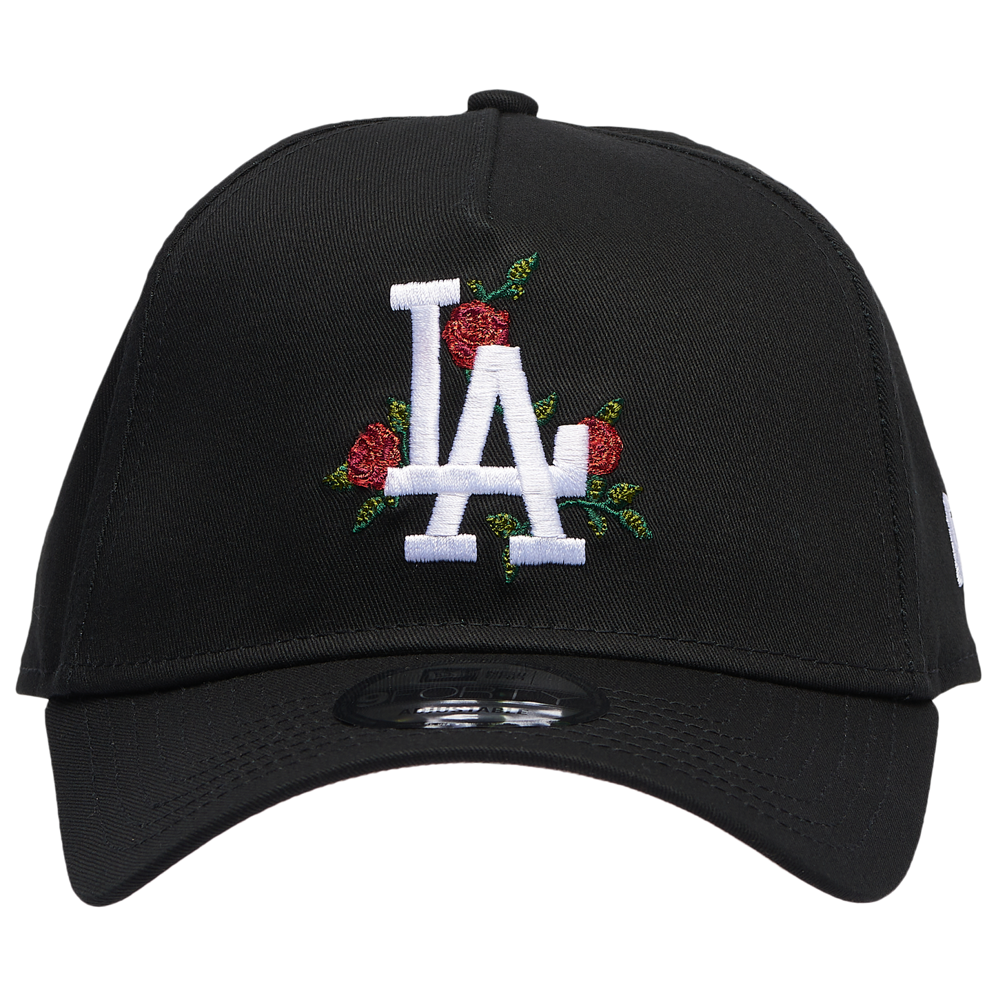 New Era Dodgers 940 A Frame Rose Cap Black/Multi