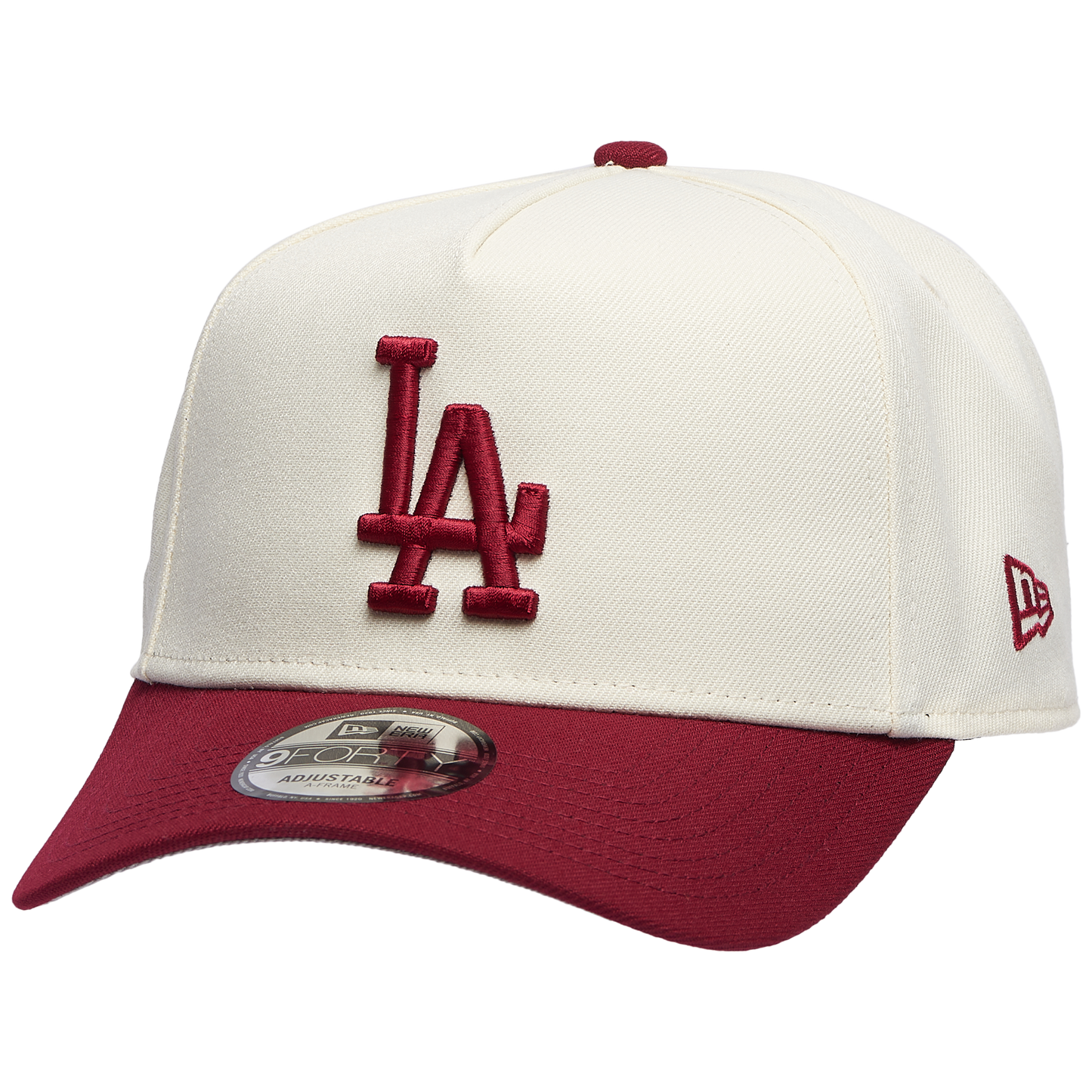 New Era Dodgers 940 A Frame Cap Silver/Cardinal