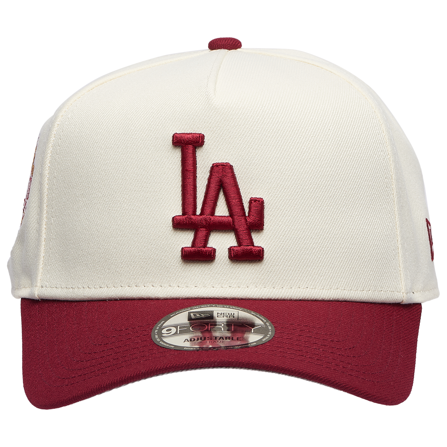 New Era Dodgers 940 A Frame Cap Silver/Cardinal