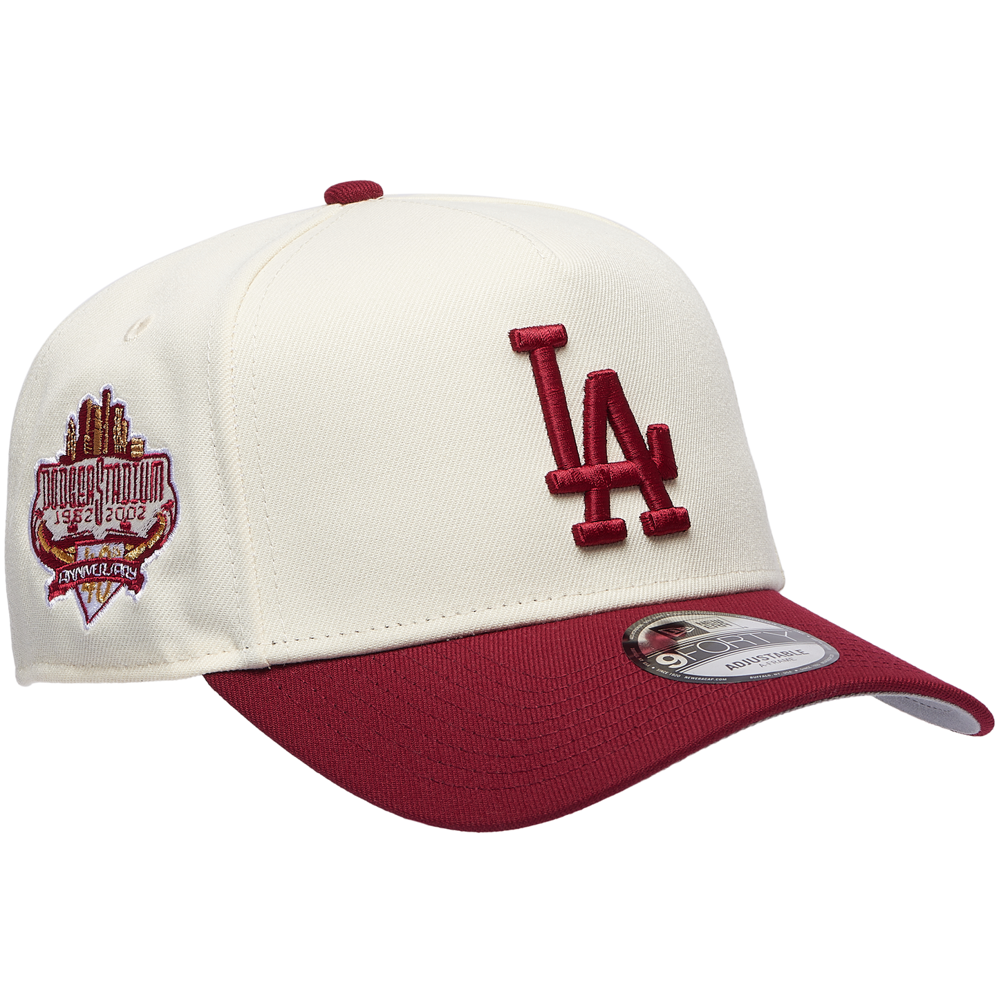 New Era Dodgers 940 A Frame Cap Silver/Cardinal