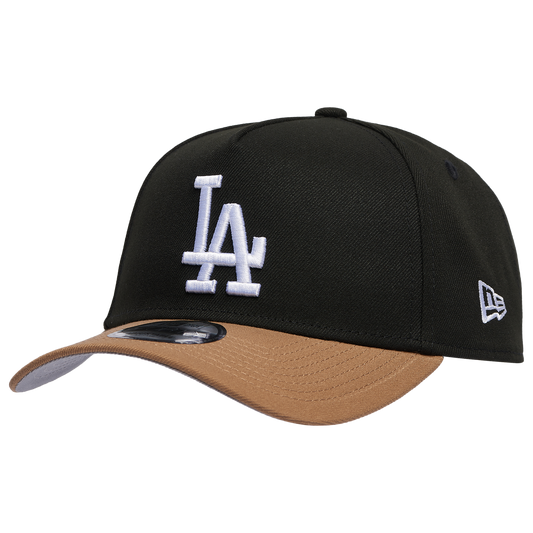 New Era Dodgers 940 A Frame Cap Black/Khaki