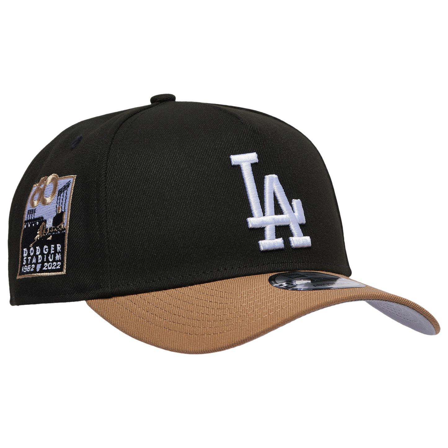 New Era Dodgers 940 A Frame Cap Black/Khaki