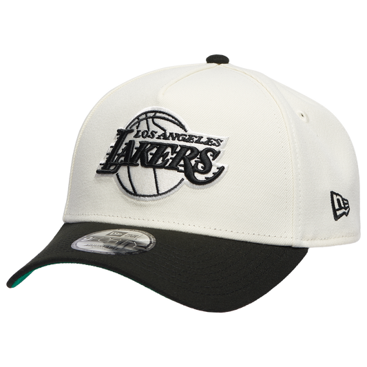 New Era Lakers 940 A Frame Cap Chrome/Black