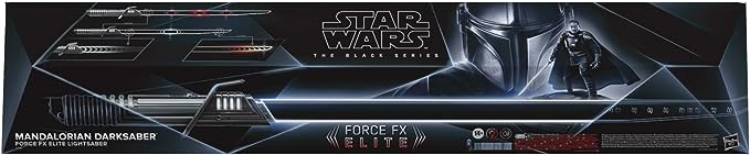 STAR WARS The Black Series Mandalorian Darksaber Force FX Elite Lightsaber