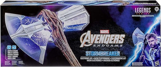 Marvel Hasbro Avengers Endgame Legends Stormbreaker Electronic Axe Thor Premium Roleplay Item with Sound FX