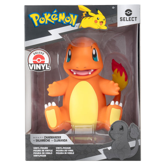 Pokemon Charmander Deluxe Select Vinyl Figure - 8-Inch Figure