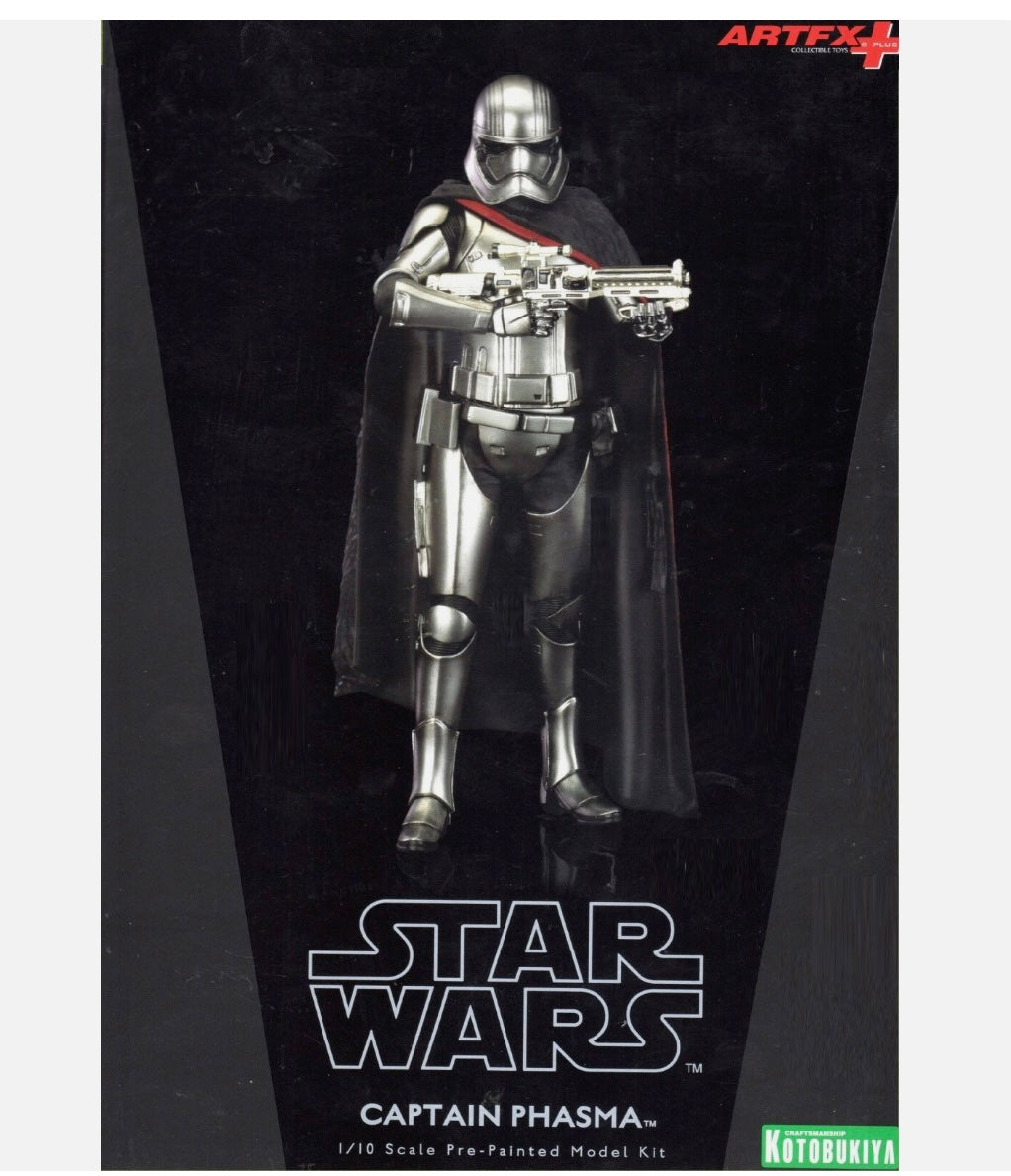 STAR WARS THE FORCE AWAKENS 8 INCH TALL CAPTAIN PHASMA KOTOBUKIYA ARTFX+ STATUE