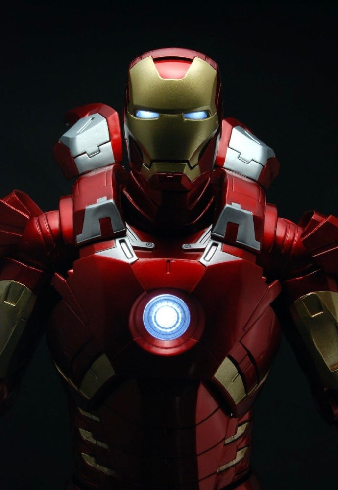 NECA Avengers Iron Man 18 Action Figure, Scale 1:4