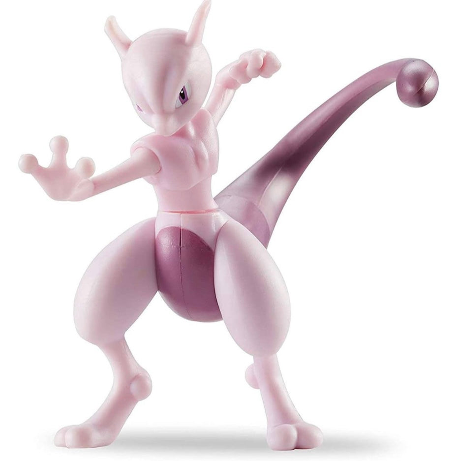 Pokemon Mewtwo Battle Feature Figure Deluxe Action