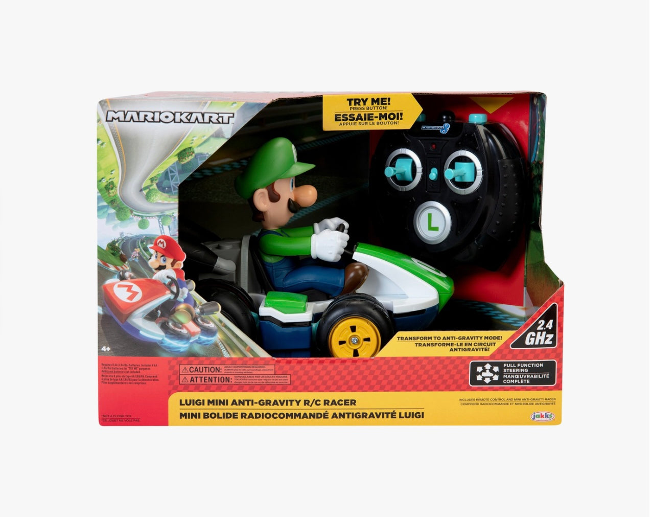 Jakks Pacific Super Mario Kart 8 Luigi Mini RC Racer