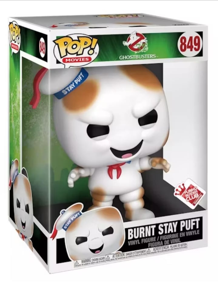 10 inches Burnt Stay Puft Funko Figure! Vinyl Figure!