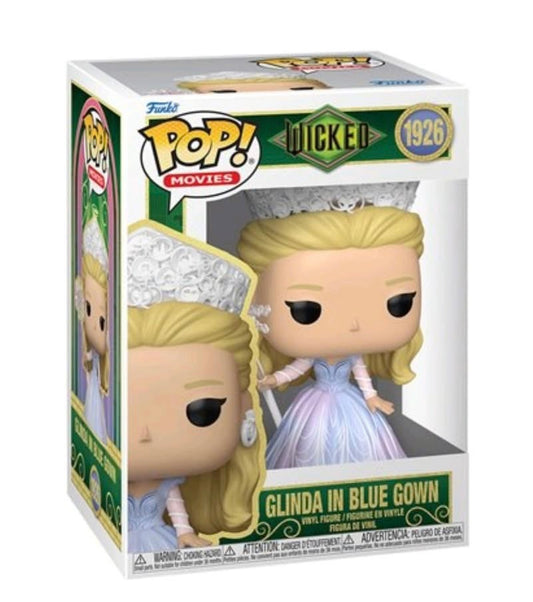 Glinda in blue gown