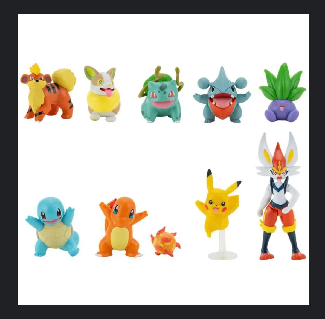 Pokemon Battle Figure 10 Pack - Collectible Proxy Figures