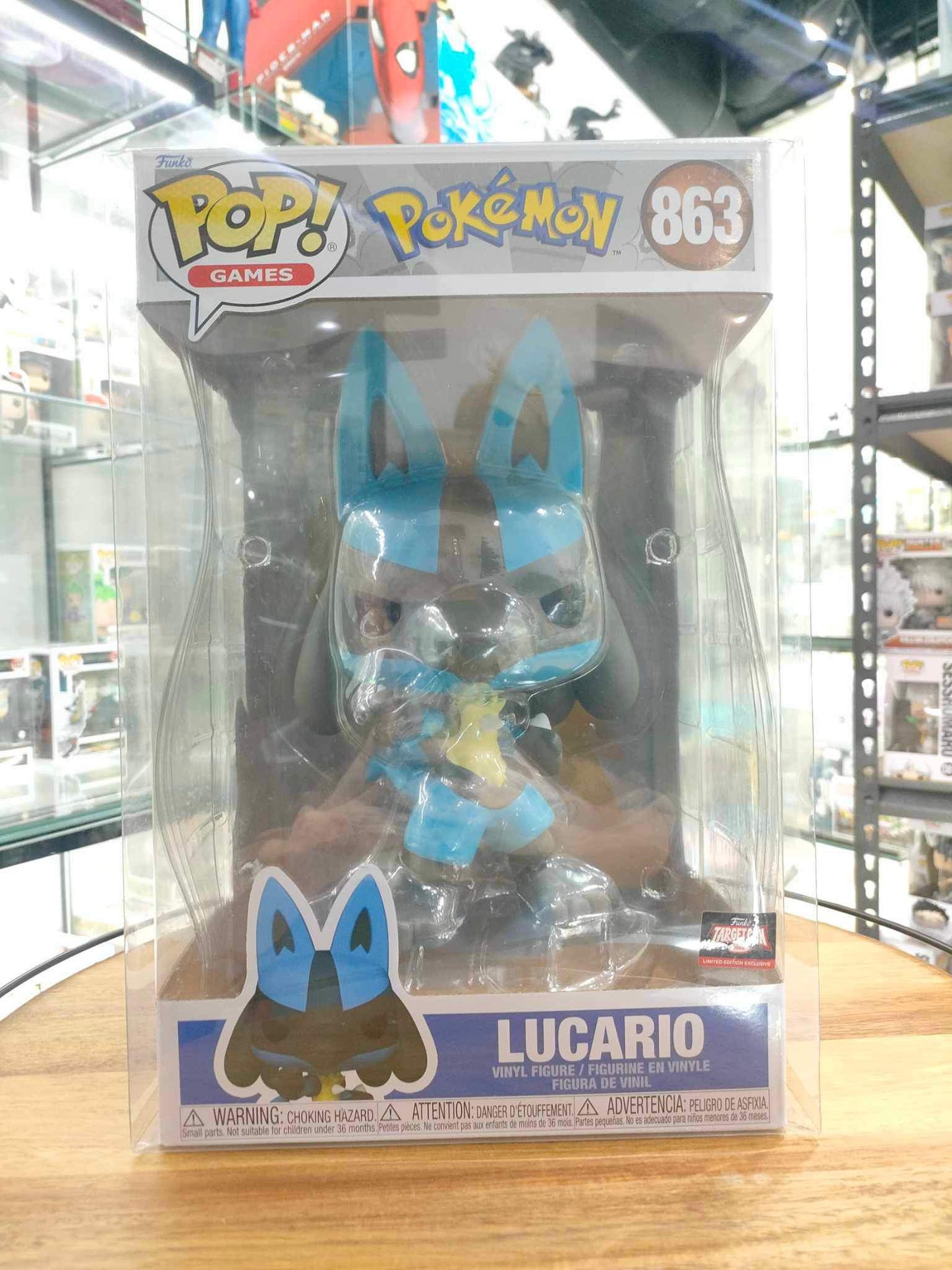 Pokemon Lucario 10inches #863 Funko Target Con 2022 Limited Edition Exclusive