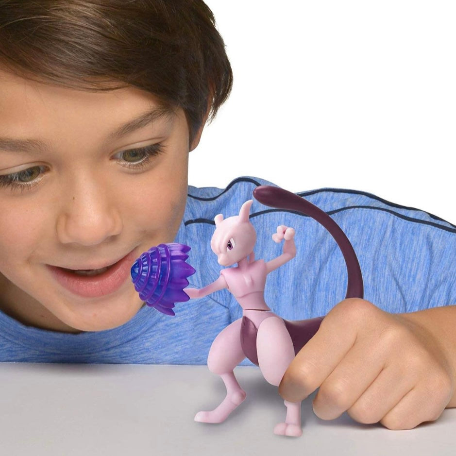 Pokemon Mewtwo Battle Feature Figure Deluxe Action