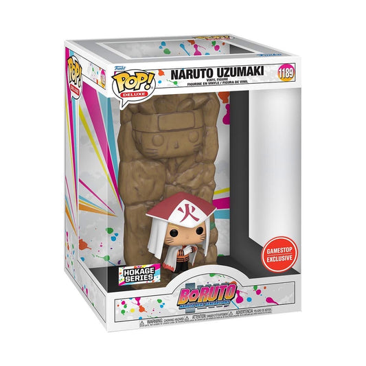 Funko POP! Deluxe: Boruto Naruto Next Generations Naruto Uzumako 9-in Vinyl Figure GamesStop Exclusive