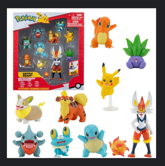 Pokemon Battle Figure 10 Pack - Collectible Proxy Figures