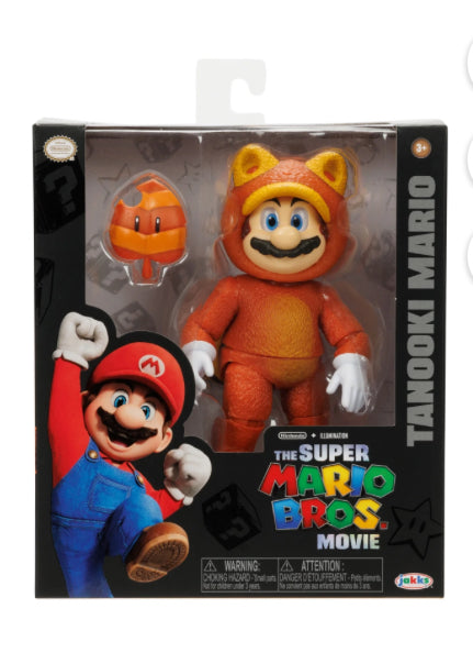 Super Mario Movie 5 inch Mario Action Figure with Plunger Accessory