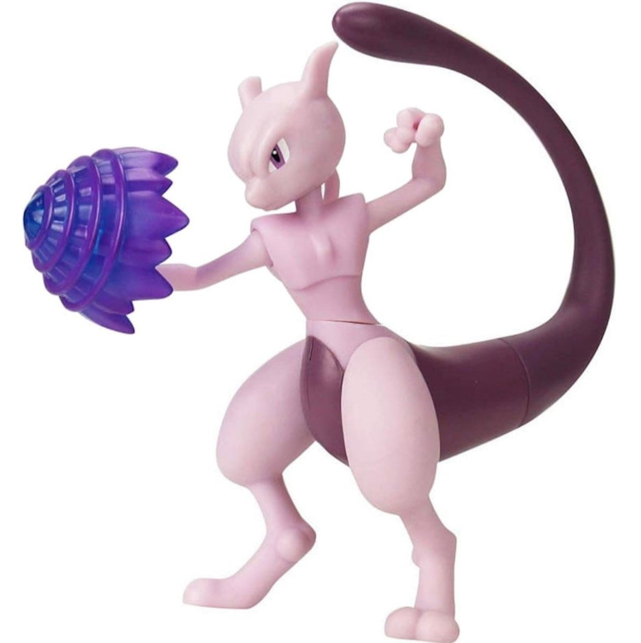 Pokemon Mewtwo Battle Feature Figure Deluxe Action