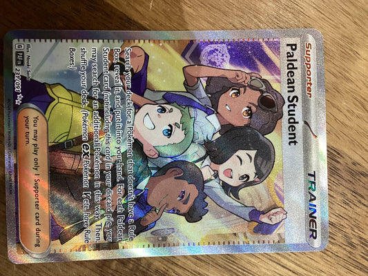 Pokemon Card Paldean Student Fully Hologram