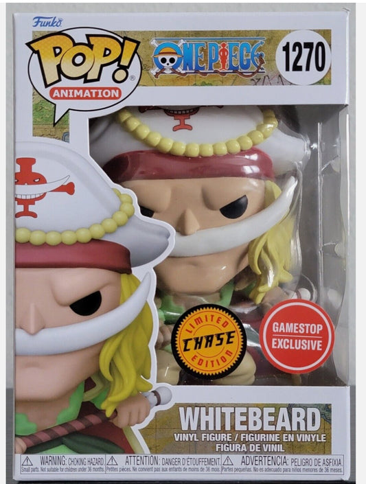 Funko Pop One Piece WHITEBEARD Limited Edition CHASE GameStop Exclusive