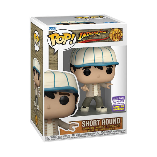 Funko POP! Movies: Indiana Jones Short Round 4.25-in Vinyl Bobblehead 2023 San DIego Comic Con Exclusive