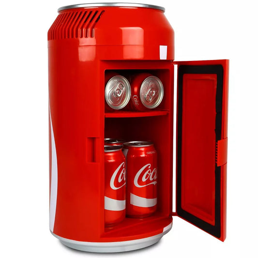 Pre-Order Coca-Cola 8 Can Portable Mini Fridge 12V DC 110V AC 5.4L Cooler - Red (SRP 11,000)