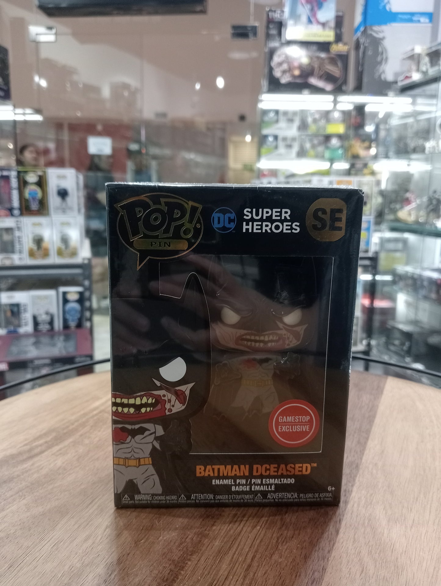 Pop Pin DC Super Heroes Batman Dceased GameStop Exclusive