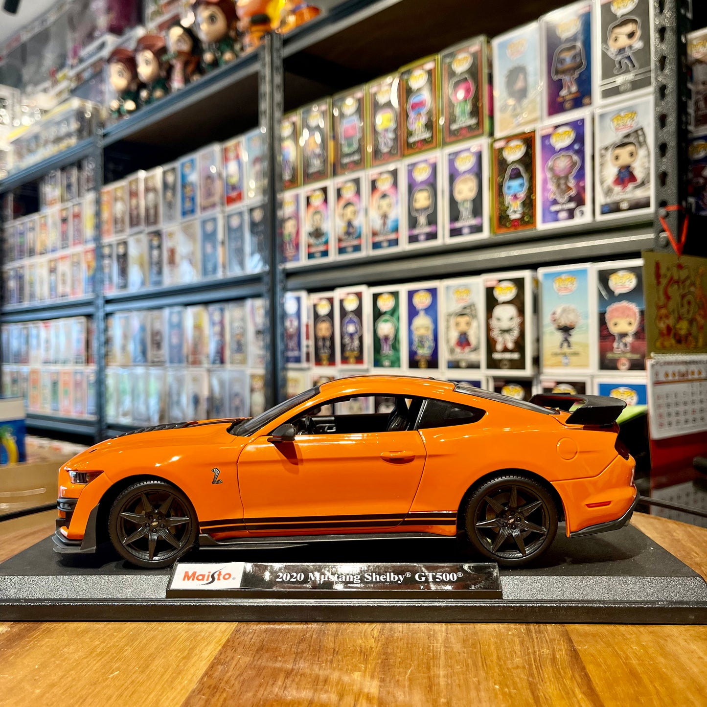 Maisto: 2020 Mustang Shelby GT500 (Orange) 1:18 Scale