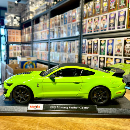 Maisto: 2020 Mustang Shelby GT500 (Green) 1:18 Scale