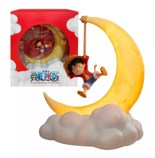 One Piece Monkey D. Luffy H20cm Animation Children Room Table Lamp Night Light