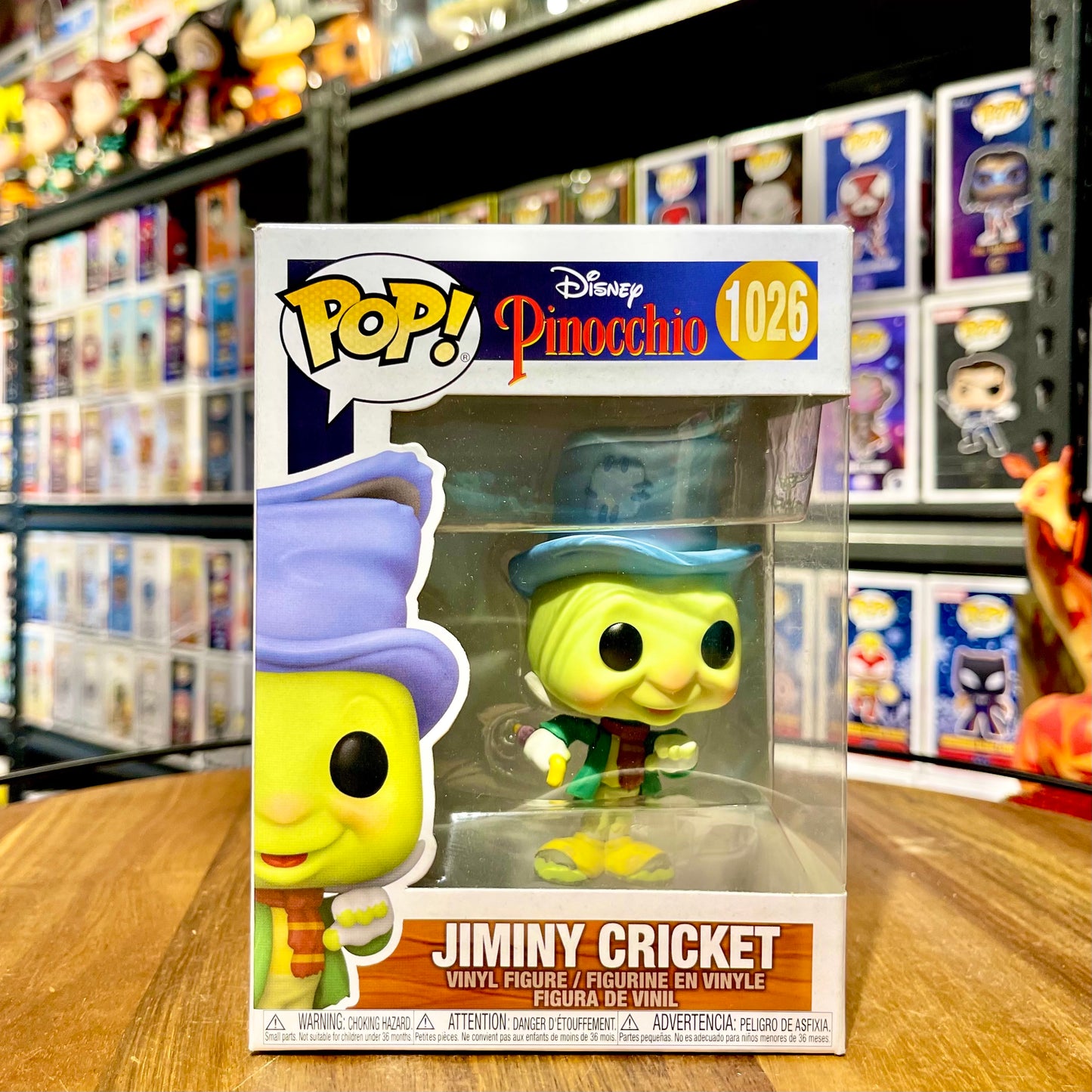 Pop! Disney: Pinocchio-Jiminy Cricket