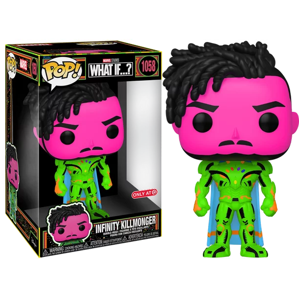 Pop Jumbo! Black Light Infinity Killmonger Target Exclusive