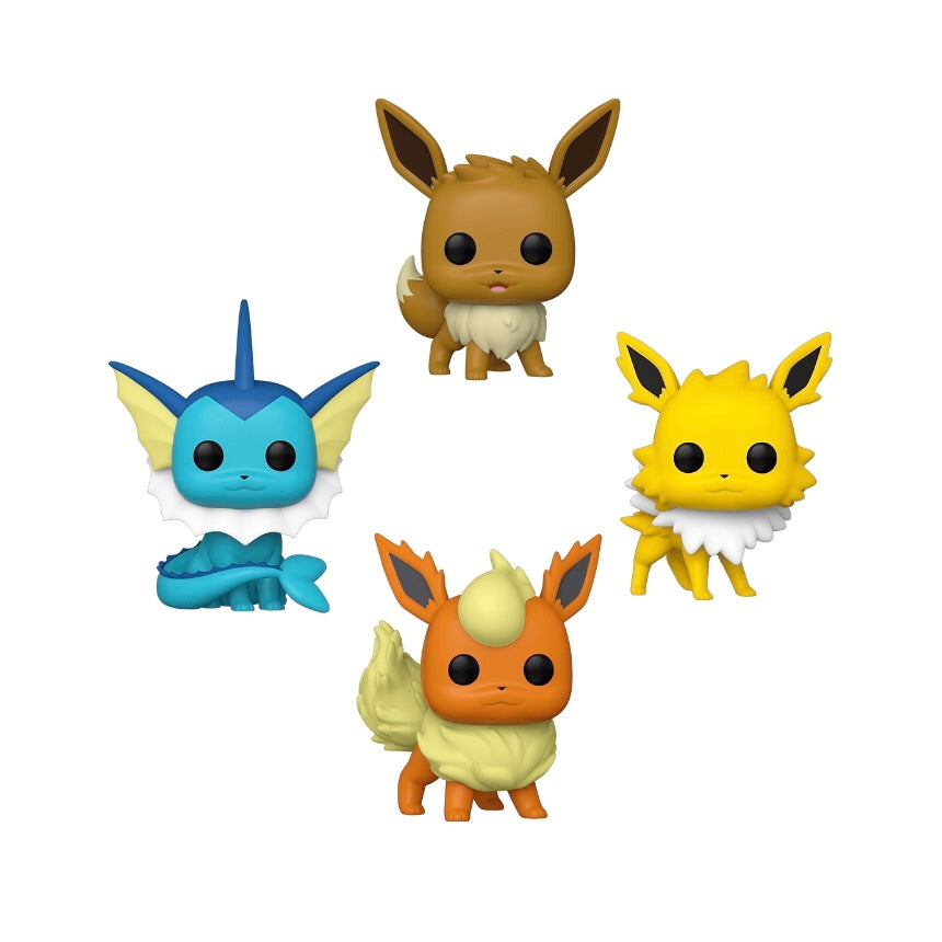 Pokemon : Eevee / Vaporeon / Jolteon / Flareon 4pack Costco Exclusive