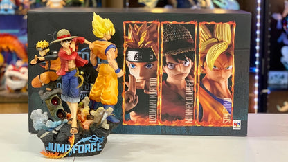 Jump Force Statue Goku Naruto And Luffy