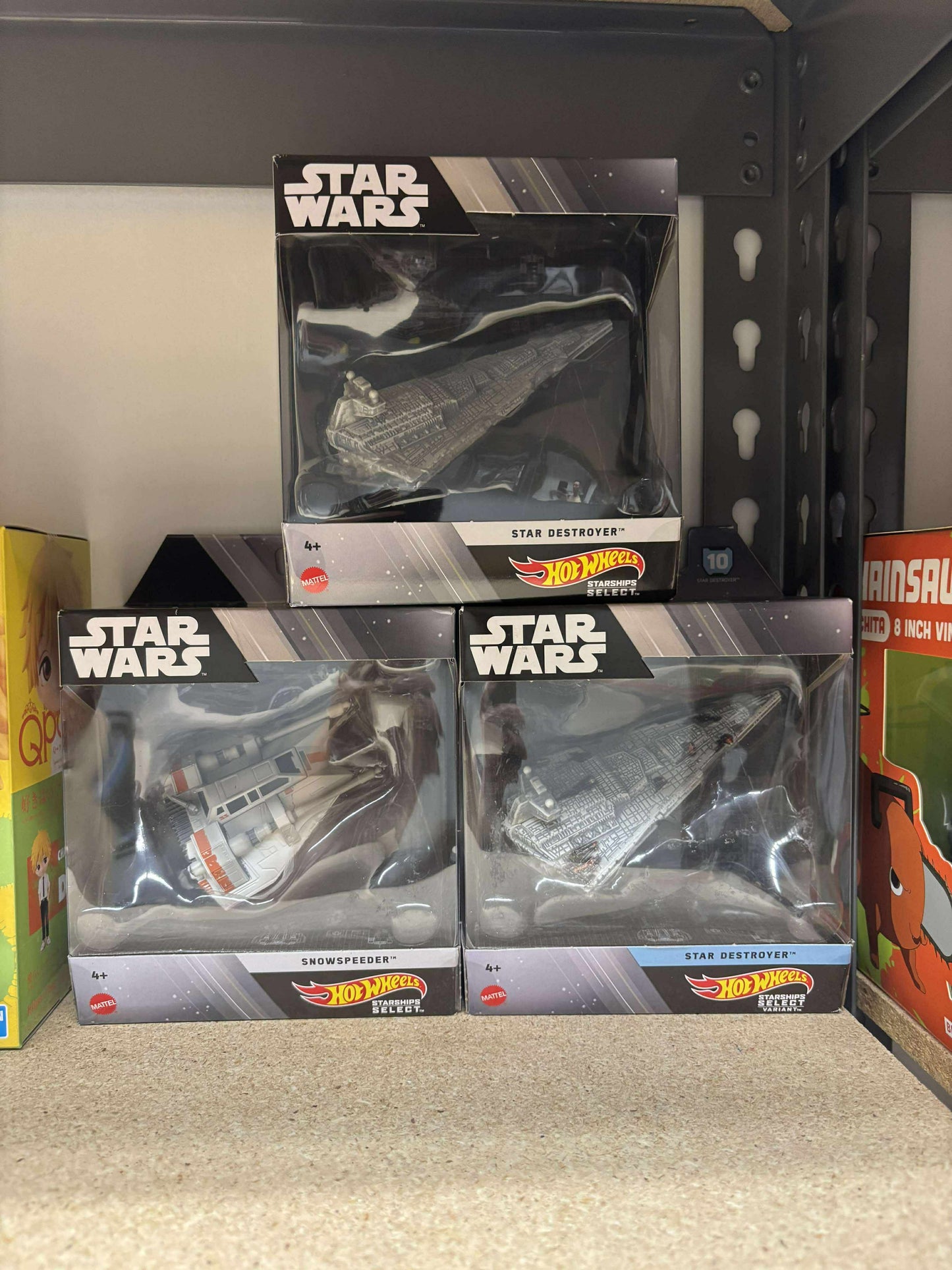 NEW Hot Wheels Starships Select #10 STAR DESTROYER Star Wars Action Toy Figure Set