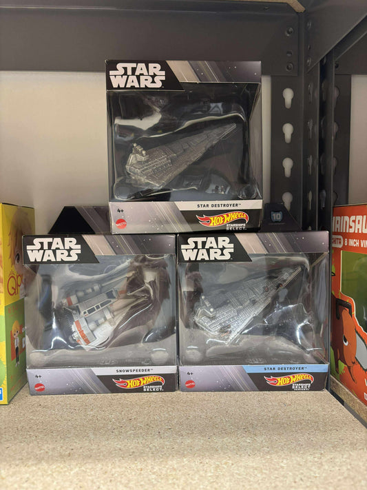 NEW Hot Wheels Starships Select #10 STAR DESTROYER Star Wars Action Toy Figure Set