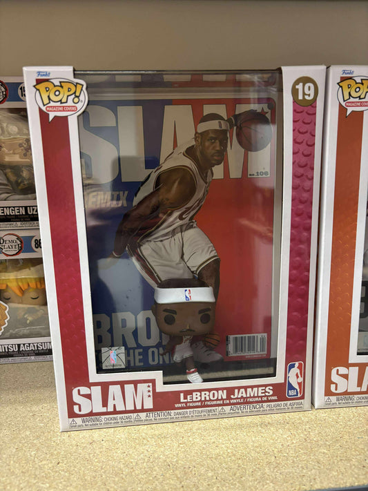Funko Pop! Slam Cover with Case: LeBron James #19