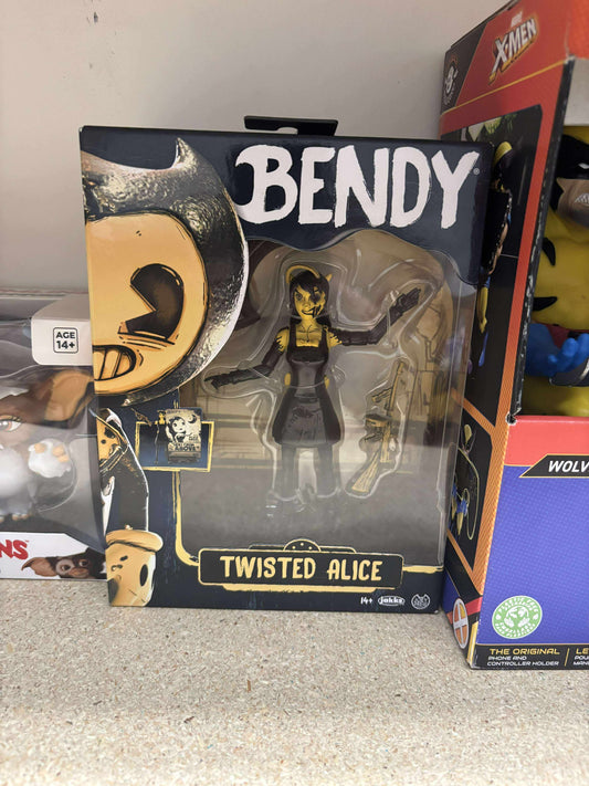 Jakks Pacific Bendy and the Ink Machine Twisted Alice 5 Inch Action Figure NEW