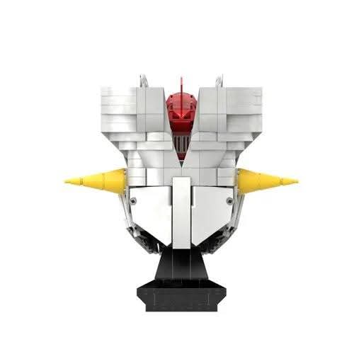 Mazinger Z: Mazinger Z Bust 670-Piece Building Block Set - Previews Exclusive (Measures approximately 8 inches tall)