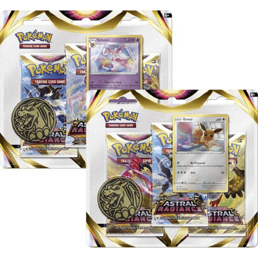 Pokemon - Sword and Shield Astral Radiance Blister Booster 3 Packs