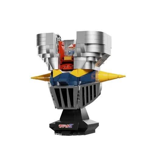 Mazinger Z: Mazinger Z Bust 670-Piece Building Block Set - Previews Exclusive (Measures approximately 8 inches tall)