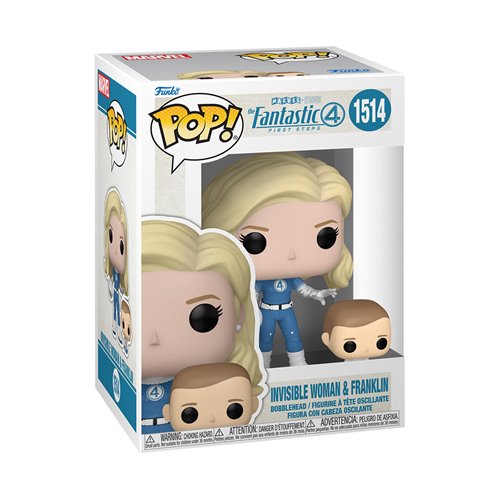 The Fantastic Four: First Steps Invisible Woman & Franklin Funko Pop! Vinyl Figure and Buddy (SRP 600)