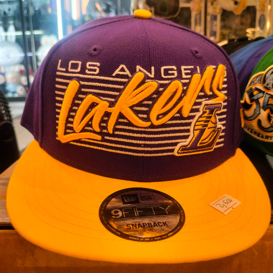 New Era, 9Fifty SnapBack Hat, Los Angeles Lakers