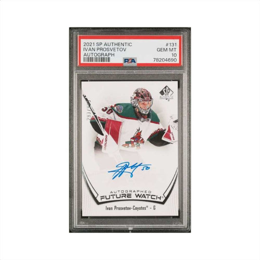 2021 Sp Authentic 131 Ivan Prosvetov Autograph PSA 10