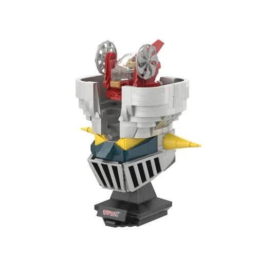 Mazinger Z: Mazinger Z Bust 670-Piece Building Block Set - Previews Exclusive (Measures approximately 8 inches tall)