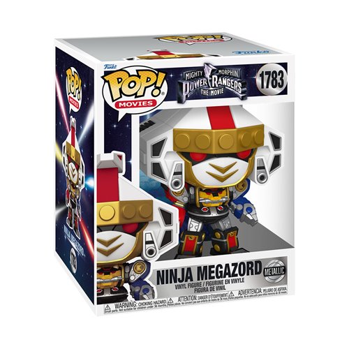 Mighty Morphin Power Rangers: The Movie Ninja Megazord Metallic Super 6-Inch Funko Pop! Vinyl Figure (SRP 1300)